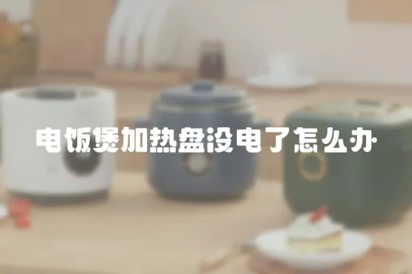 電飯煲加熱盤沒電了怎么辦