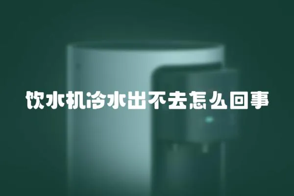 飲水機冷水出不去怎么回事