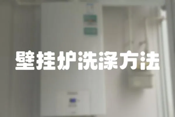 壁掛爐洗滌方法