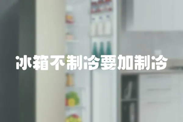冰箱不制冷要加制冷