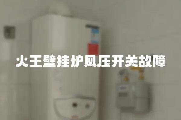 火王壁掛爐風(fēng)壓開關(guān)故障