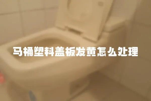 馬桶塑料蓋板發黃怎么處理