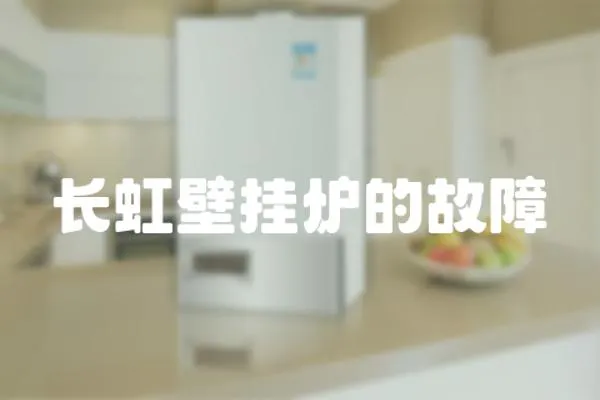 長虹壁掛爐的故障