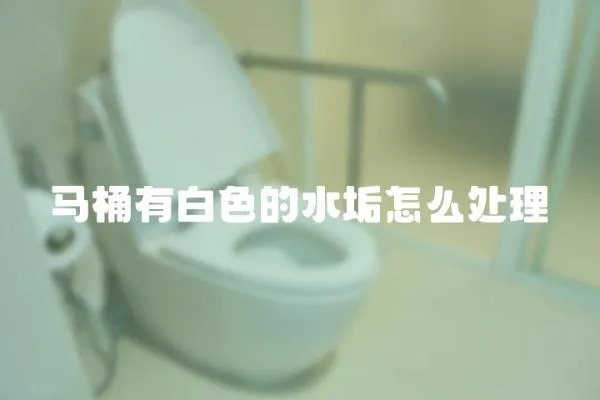 馬桶有白色的水垢怎么處理