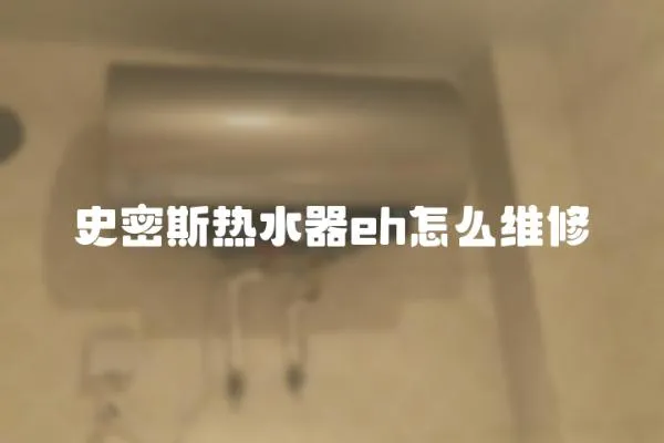 史密斯熱水器eh怎么維修