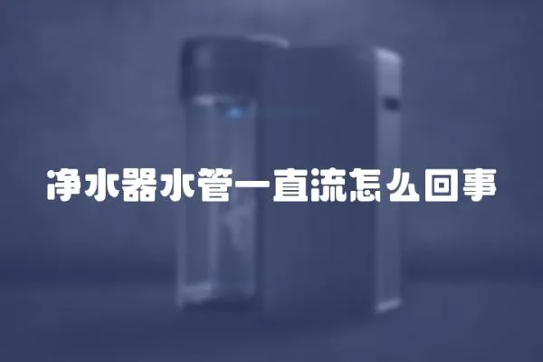 凈水器水管一直流怎么回事