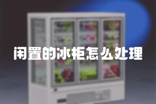 閑置的冰柜怎么處理