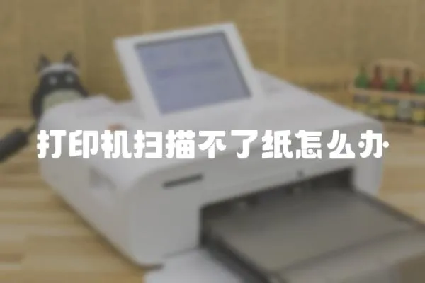 打印機(jī)掃描不了紙?jiān)趺崔k
