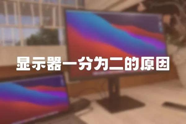 顯示器一分為二的原因