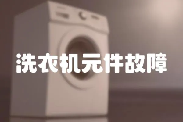 洗衣機元件故障