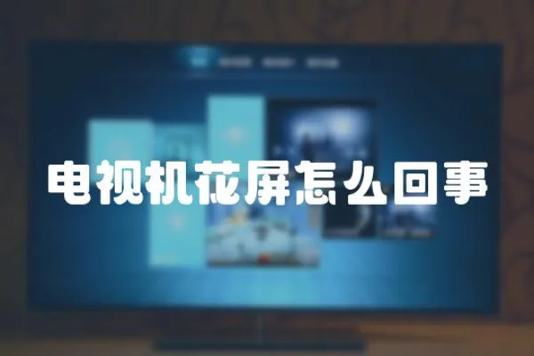 電視機(jī)花屏怎么回事