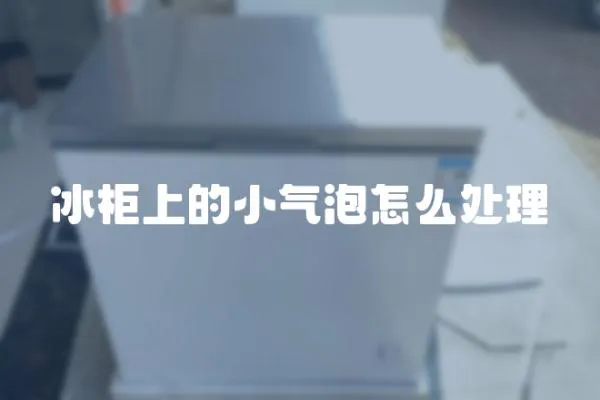 冰柜上的小氣泡怎么處理