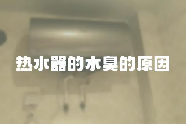 熱水器的水臭的原因