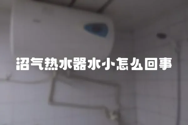 沼氣熱水器水小怎么回事