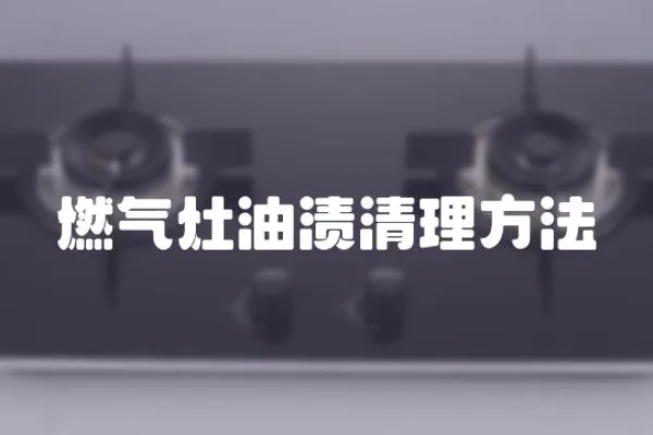 燃?xì)庠钣蜐n清理方法