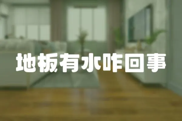 地板有水咋回事
