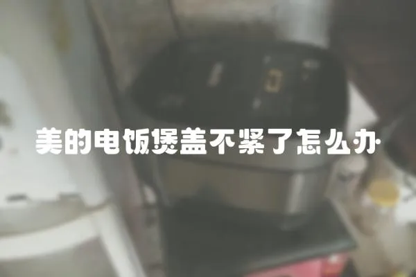 美的電飯煲蓋不緊了怎么辦