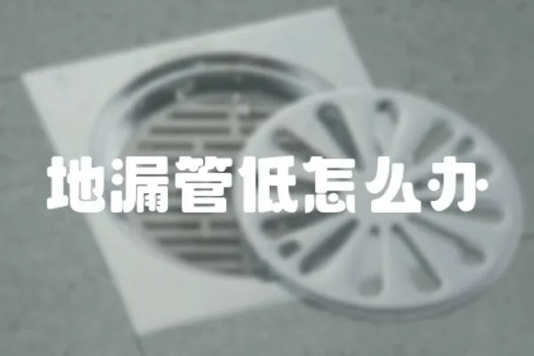 地漏管低怎么辦