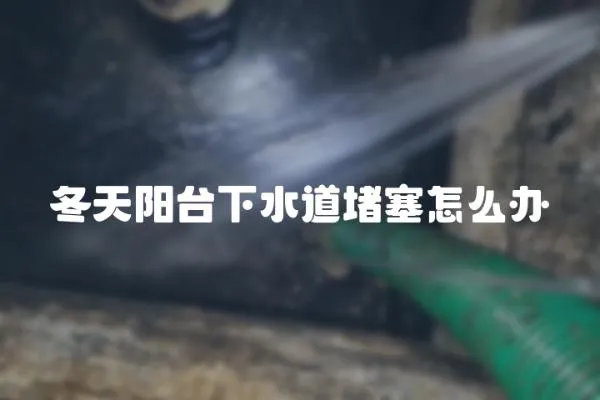 冬天陽臺(tái)下水道堵塞怎么辦