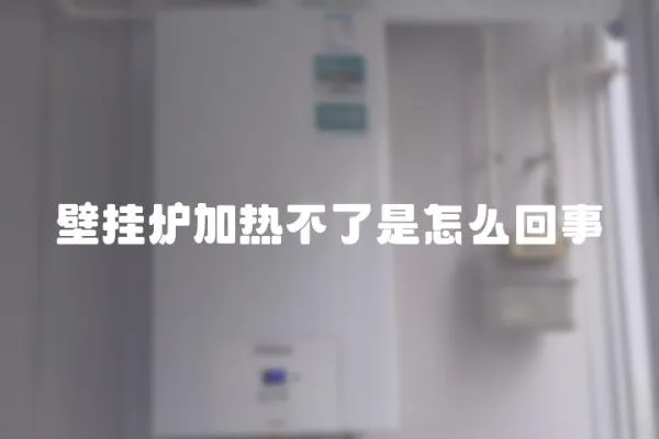 壁掛爐加熱不了是怎么回事