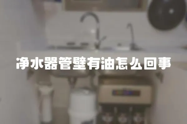 凈水器管壁有油怎么回事