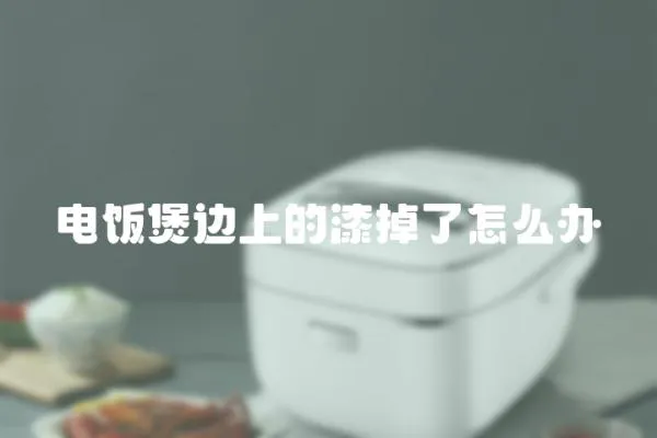 电饭煲边上的漆掉了怎么办