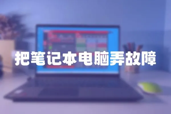 把筆記本電腦弄故障