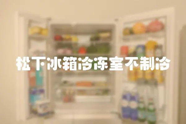 松下冰箱冷凍室不制冷