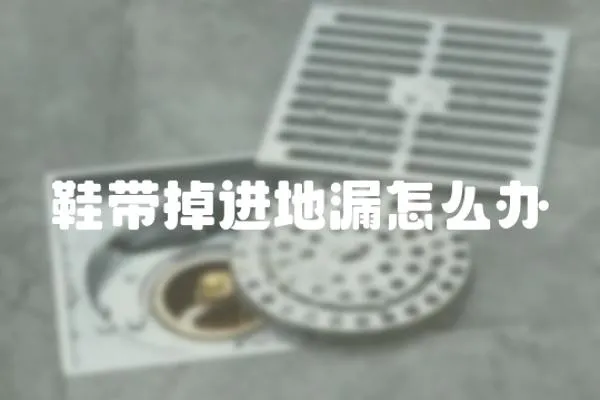 鞋帶掉進(jìn)地漏怎么辦