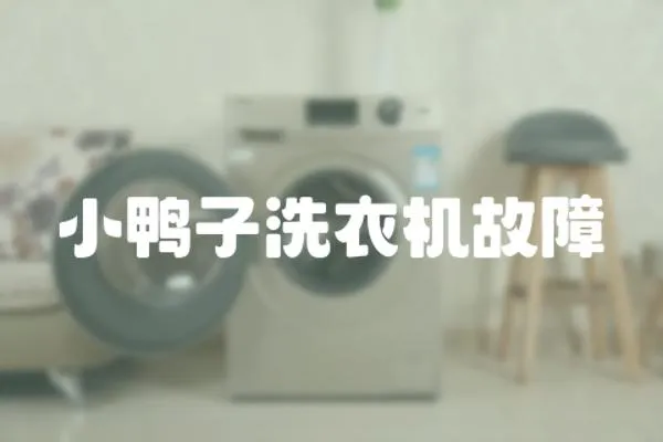 小鴨子洗衣機故障