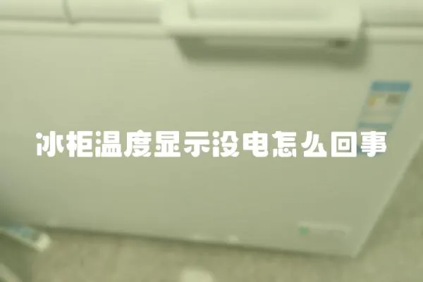 冰柜溫度顯示沒電怎么回事