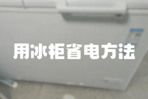 用冰柜省电方法