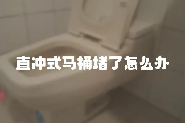 直沖式馬桶堵了怎么辦