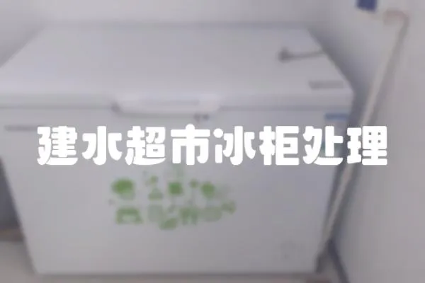 建水超市冰柜處理