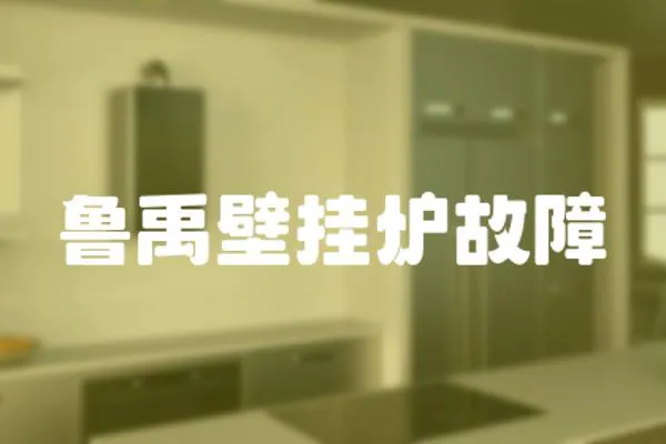 魯禹壁掛爐故障