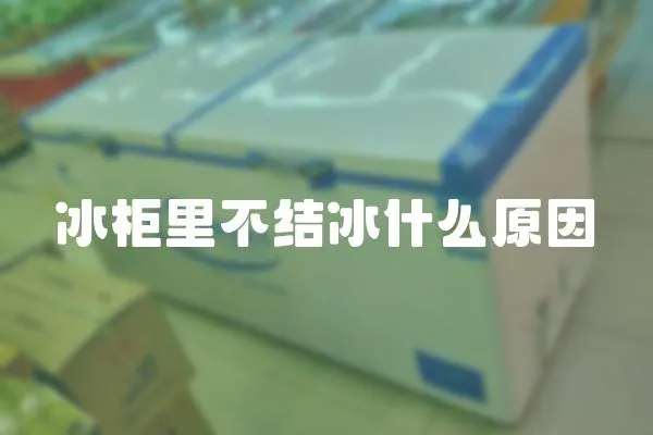 冰柜里不結(jié)冰什么原因