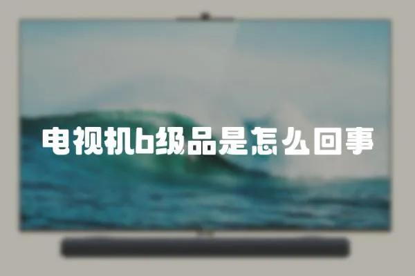電視機(jī)b級(jí)品是怎么回事
