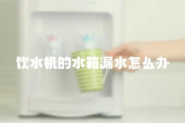 飲水機(jī)的水箱漏水怎么辦