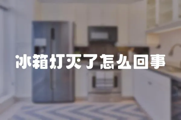 冰箱燈滅了怎么回事