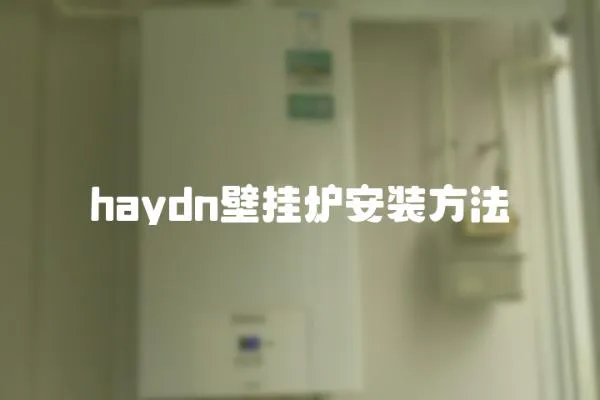 haydn壁掛爐安裝方法