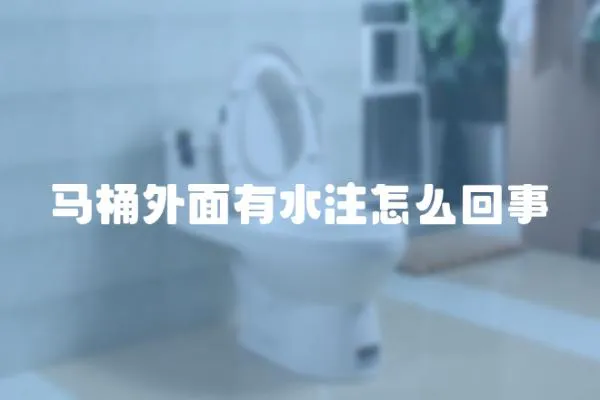 馬桶外面有水注怎么回事