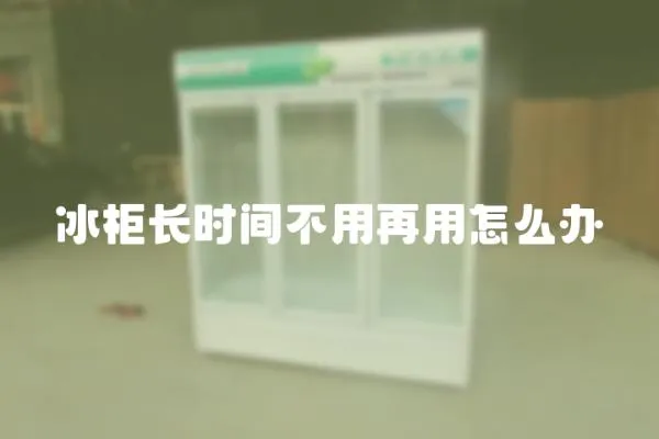 冰柜长时间不用再用怎么办