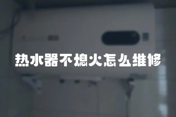 熱水器不熄火怎么維修