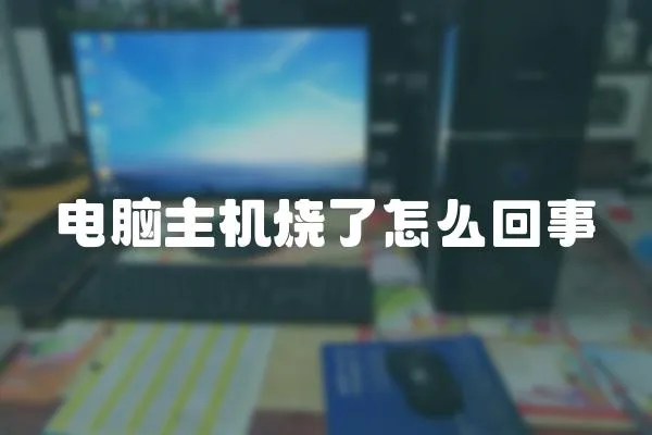 電腦主機燒了怎么回事