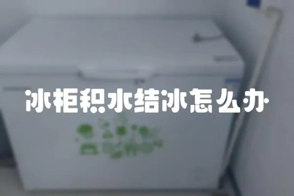 冰柜積水結冰怎么辦