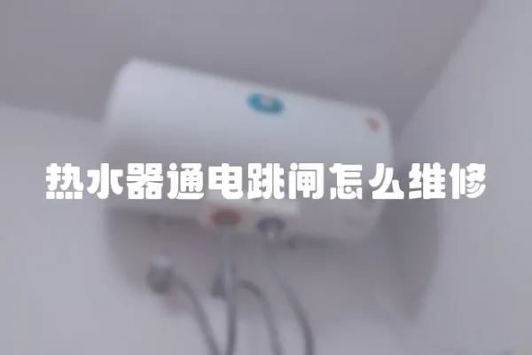 熱水器通電跳閘怎么維修