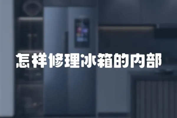 怎樣修理冰箱的內部