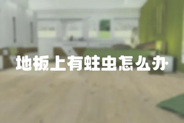 地板上有蛀蟲怎么辦