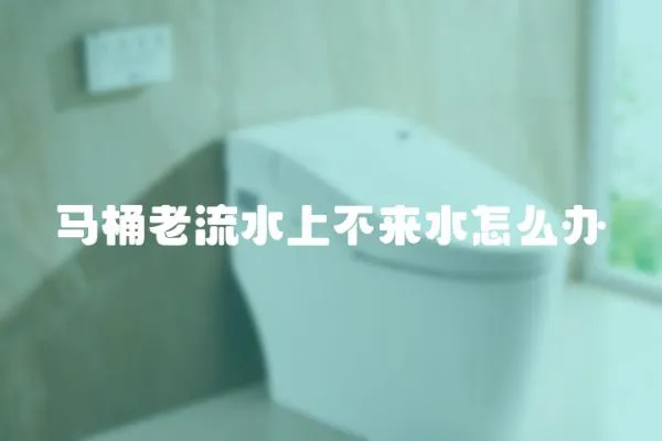 馬桶老流水上不來水怎么辦