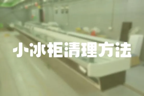 小冰柜清理方法